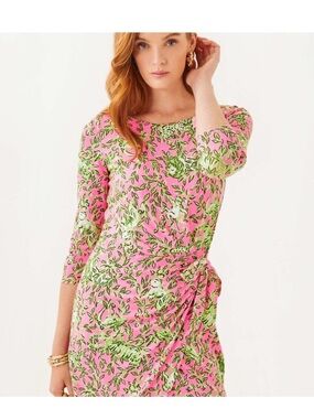 Lilly Pulitzer Blaise 3/4 Sleeve Romper-Medium